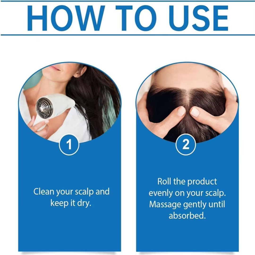 🌬️ Scalp Refresh Roller – Nourish, Strengthen, Grow! 🌟