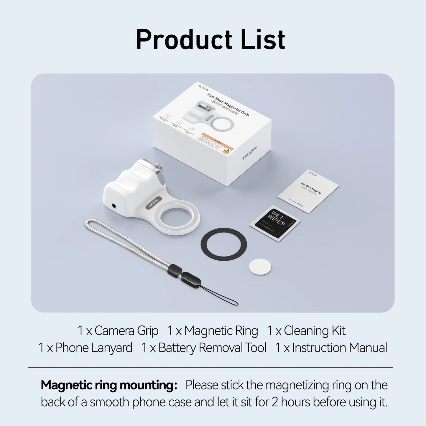 Magnishot – Magnetic Camera Handle with Remote