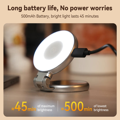 MagniGlow ✨ – Compact Magnetic Light 📸 for Stunning Selfies 💡