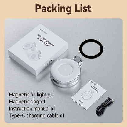 MagniGlow ✨ – Compact Magnetic Light 📸 for Stunning Selfies 💡