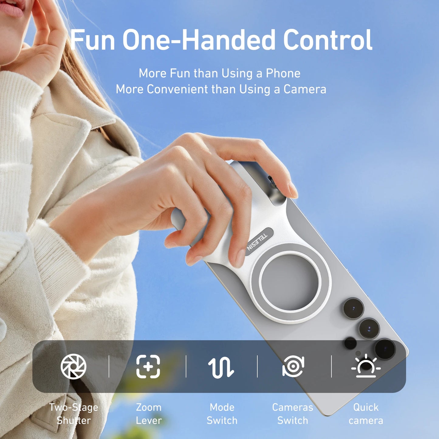 Magnishot – Magnetic Camera Handle with Remote