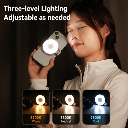 MagniGlow ✨ – Compact Magnetic Light 📸 for Stunning Selfies 💡